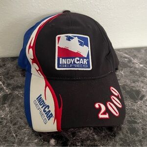 Indy Car Series 2009 Hat Unisex Adults Tribal Edge Black Blue Red Strapback Hat